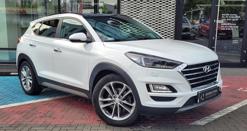 Hyundai Tucson cena 96900 przebieg: 101870, rok produkcji 2019 z Krajenka małe 121